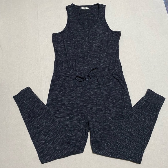 Madewell Button Front Tie Waist Jersey Jumpsuit ✨ Lowest Price ✨ - Picture 6 of 6